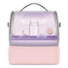 59S P14 UVC LED Sterilizáló kismama táska rózsaszín
