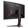 AOC ívelt Gaming 144Hz VA monitor 27" CQ27G2U/BK, 2560x1440, 16:9, 250cd/m2, 1ms, 2xHDMI/DP/4xUSB/Audio, FreeSync Prem.