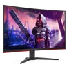 AOC ívelt Gaming 240Hz VA monitor 31,5" C32G2AE/BK, 1920x1080, 16:9, 250cd/m2, 1ms, 2xHDMI/DP/VGA/Audio, FreeSync Prem.