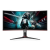 AOC ívelt Gaming 144Hz VA monitor 34" CU34G2X/BK, 3440x1440, 21:9, 300cd/m2, 1ms, 2xHDMI/DP/4xUSB/Audio out, FreeSync