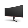 AOC ívelt Gaming 144Hz VA monitor 34" CU34G2X/BK, 3440x1440, 21:9, 300cd/m2, 1ms, 2xHDMI/DP/4xUSB/Audio out, FreeSync
