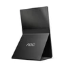 AOC hordozható touch IPS monitor 15,6" 16T2, 1920x1080, 16:9, 250cd/m2, 4ms, 60Hz, Micro-HDMI/2xUSB-C/Audio, Pivot