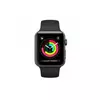 Apple Watch Series 3 GPS, 38mm Space Grey Aluminium ház, Fekete Sport szíj