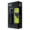 BRAUN Series 3 300 borotva 3 rugalmas pengével, fekete
