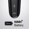 BRAUN Series 3 300 borotva 3 rugalmas pengével, fekete
