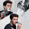 BRAUN Series 3 ProSkin Shave&Style 3010BT Wet&Dry borotva precíziós szakállvágóval és 5 fésűvel, fekete/kék