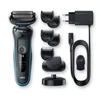 BRAUN Series 5 50-M4500cs Wet&Dry borotva töltőállvánnyal és 1 tartozékkal, mentazöld