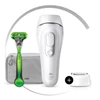 BRAUN Silk-expert Pro 5 PL5115 IPL-készülék 3 kiegészítővel: széles fej, Gillette Body borotva, neszesszer (férfi)