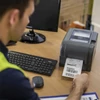 BROTHER Címkenyomtató TD4420TN, asztali (ipari), 203mm/mp, 103dpi, RD szalag, USB, Soros, LAN