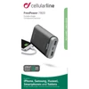 Cellularline külső akkumulátor, hordozható, FREEPOWER , 7800 mAh, 2xUSB, fekete