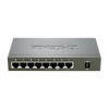 D-LINK Switch 8x100Mbps (4xPOE) Fémházas Asztali, DES-1008PA