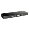 D-LINK Switch 24x10Gbps + 4xGigabit SFP+ Menedzselhető Rackes, DGS-1250-28X