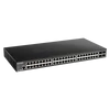 D-LINK Switch 48x10Gbps + 4xGigabit SFP+ Menedzselhető Rackes, DGS-1250-52X