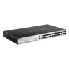D-LINK Switch 24xGbitLan + 2xGigabit + 4xGigabit SFP+ 1xUSB Menedzselhető Rackes, DGS-3130-30S/SI