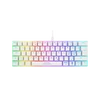 DELTACO GAMING Billentyűzet GAM-075B-W, WK85B mechanical keyboard in 60% layout, RGB, brown switches, white