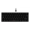 DELTACO GAMING Billentyűzet GAM-075, mini mechanical keyboard, 60% PAN-Nordic Layout, RGB, red switch, black