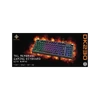 DELTACO GAMING Billentyűzet GAM-110, DK230 Membrane Running RGB TKL Keyboard with numpad, PAN Nordic Layout, black