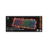 DELTACO GAMING Billentyűzet GAM-111, DK420 Low profile mechanical RGB keyboard, Outemu Red switches, black/RGB