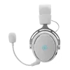 DELTACO GAMING Fejhallgató mikrofonnal GAM-109-W, wireless gaming headset, 2.4 GHz USB receiver, 50mm element, white