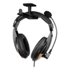 DELTACO GAMING Fejhallgató tartó GAM-062, Headset hanger for two headsets, ABS plastic, 3M adhesive patch, black