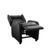 DELTACO GAMING Gamer fotel GAM-087-B, DC 420 Armchair, artificial leather, recliner, 49cm wide seat cushion, black