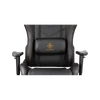 DELTACO GAMING Gamer szék GAM-052, Gaming chair in PU leather, neck pillow, back cushion, black/orange