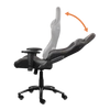 DELTACO GAMING Gamer szék GAM-052, Gaming chair in PU leather, neck pillow, back cushion, black/orange