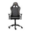 DELTACO GAMING Gamer szék GAM-052, Gaming chair in PU leather, neck pillow, back cushion, black/orange