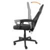 DELTACO GAMING Gamer szék GAM-086, gaming chair with RGB lighting, PU leather, 39 different positions, black