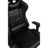 DELTACO GAMING Gamer szék GAM-096, Gaming chair in artificial leather, ergonomic, 5-point wheelbase, high back, black
