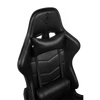 DELTACO GAMING Gamer szék GAM-096, Gaming chair in artificial leather, ergonomic, 5-point wheelbase, high back, black