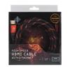 DELTACO GAMING HDMI Kábel GAM-016, 3m, Ultra HD(3840x2160) at 60Hz, 18Gbps, ARC, HDCP 2.2, braided cable, black/red