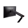 DELTACO GAMING Konzol GAM-101, Single Monitor Spring-Assisted Pro, for 17-32" monitors, VESA 75x75/100x100, black