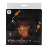DELTACO GAMING Patch kábel GAM-037, Patch Cable 3m, Cat 6A U / UTP, 500MHz, metal spring strain relief, Black