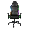 DELTACO GAMING RGB Gaming chair in artificial leather, 332 different RGB positions, neck pillow, back pillow, black/RGB