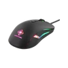 DELTACO GAMING Vezetékes Egér GAM-029, Optical gaming mouse, 7 buttons, breathing LEDs, USB, black