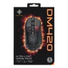 DELTACO GAMING Vezetékes Egér GAM-106, DM420 Ultra-Light gaming mouse, 400-6400 DPI, 6 buttons, 1.8m cable, black