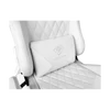 DELTACO GAMING WCH90 RGB Gaming chair in imitation leather, 332 different RGB modes, neck cushion, back cushion, white