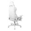DELTACO GAMING WCH90 RGB Gaming chair in imitation leather, 332 different RGB modes, neck cushion, back cushion, white