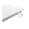 DELTACO GAMING WT85 Gaming table, Steel frame, surface treated MDF, cable drawing holes, mug and headphone holder, white