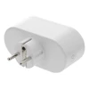 DELTACO SMART HOME SH-P02E beltéri kettes konnektor, 10A,  WIFI, energia monitoring
