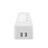 DELTACO SMART HOME SH-P03USB2 hármas hosszabbító, 13A,  1,5m 2 USB csatlakozás, WIFI