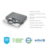 DICOTA Notebook táska D31305-RPET, Eco Slim Case BASE 13-14.1", Grey