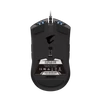 GIGABYTE Vezetékes egér AORUS M4 USB Optikai, Fekete 6400 DPI Gaming