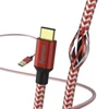HAMA ADATKÁBEL USB TYPE-C "REFLECTIVE" 1,5M, PIROS