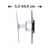 HAMA FALI KONZOL, 5CS, FULL MOTION, 2KAR, FEHÉR, 800×600 (47"-90") MAX 75kg