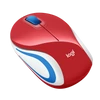 LOGITECH Egér - M187 Wireless Optikai Nano Piros