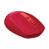 LOGITECH Egér - M220 Wireless Optikai Silent Piros