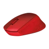 LOGITECH Egér - M330 Wireless Optikai Silent Plus Piros