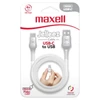 MAXELL adatkábel, Jelleez, USB-C, fehér